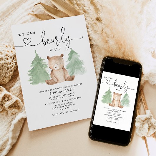 私たちは赤ちゃんシャワーの招待状を待つことができる 招待状