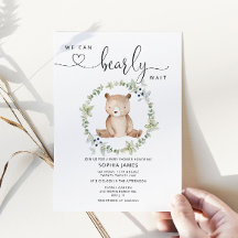 私たちは赤ちゃんシャワーの招待状を待つことができる