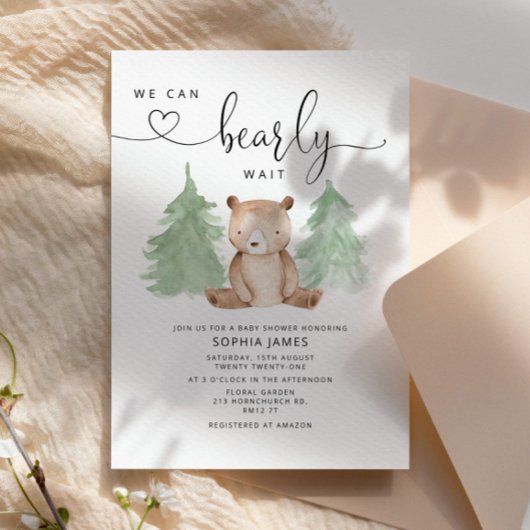 私たちは赤ちゃんシャワーの招待状を待つことができる 招待状