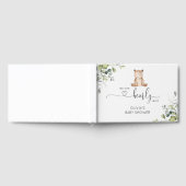 私たちは赤ちゃんシャワーを待つことができる ゲストブック (全面)