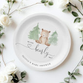 私たちは赤ちゃんシャワーを待つことができる ペーパープレート