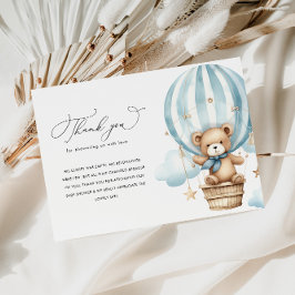 私たちは赤ちゃんシャワーを心待ち感謝していできる サンキューカード