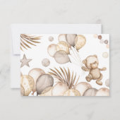 私たちは赤ちゃんシャワーカードを待つ空白のことができる カード (正面)