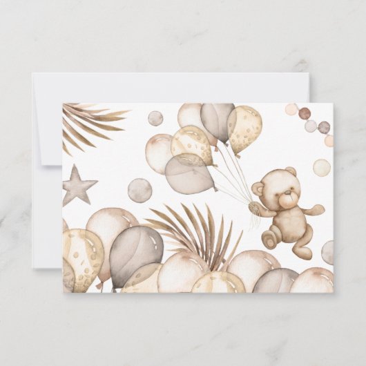 私たちは赤ちゃんシャワーカードを待つ空白のことができる カード (正面)