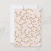 私たちは赤ちゃんシャワーサンキューカードを待つ 招待状 (裏面)