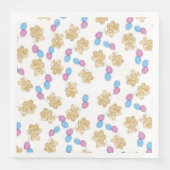 私たちは赤ちゃんシャワーナプキンを待つことができる (正面)