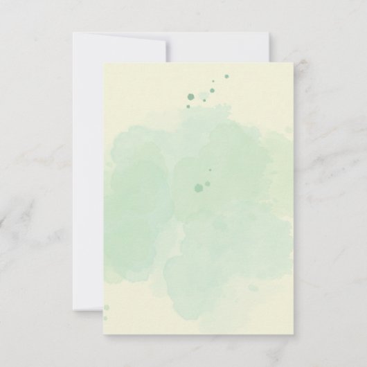 私たちは赤ちゃんシャワーベアを心から待っている サンキューカード (裏面)