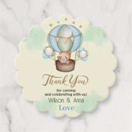 私たちは赤ちゃんシャワーベアを心から待っている フェイバータグ