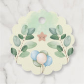 私たちは赤ちゃんシャワーベアを心から待っている フェイバータグ (裏面)