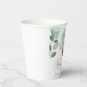 私たちは赤ちゃんシャワーベアを心から待っている 紙コップ (右)