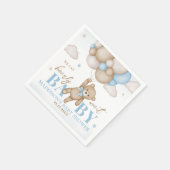 私たちは赤ちゃんシャワー紙ナプキン待つことができる スタンダードカクテルナプキン (角)