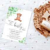 私たちは赤ちゃん男女兼用シャワーを待つ 招待状