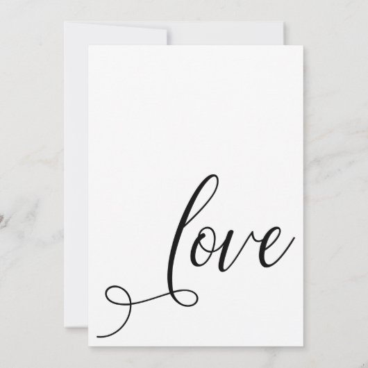 「私たちは身内だけで結婚式を挙げました」エレガントな結婚後お披露目パーティー 招待状 (裏面)