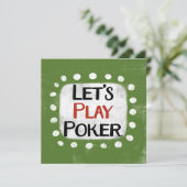私たちは遊トランプのポーカーあいさつカード カード (スタンド正面)