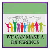 私たちは違うポスターを作ることができる ポスター (正面)