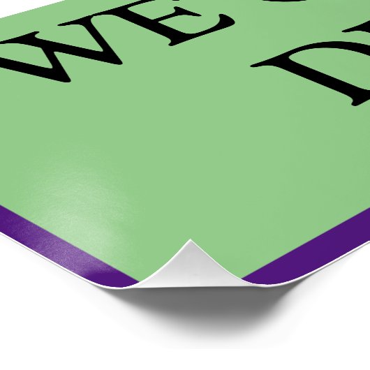 私たちは違うポスターを作ることができる ポスター (コーナー)