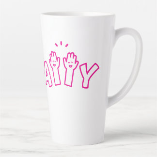 私たちは金曜日のラテ カフェラテマグ