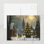 私たちは陽気なクリスマスを望む – O11 インビテーションポストカード (正面/裏面)