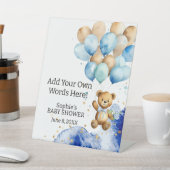 私たちは青い王室ののカスタム待つことができる 台座サイン (インサイチュ)