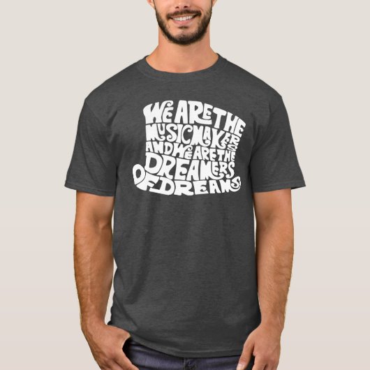 私たちは音楽制作者ギフト Tシャツ (正面)