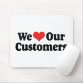 私たちは顧客を愛している マウスパッド (マウス)
