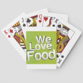 私たちは食べ物が大好きだ トランプ (裏面)