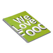 私たちは食べ物が大好きだ ノートブック (右側)