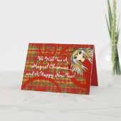 私たちは魔法のクリスマスを願う…そして幸せ シーズンカード (正面)