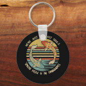 私たちは魚の失った鉢で泳いでいる2人の魂だ キーホルダー (正面)