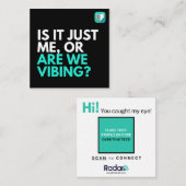 私たちは2.0を見ている スクエア名刺 (正面/裏面)