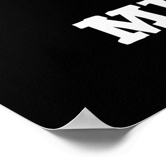 私たちは2B鉛筆プンおもしろいダークBGを意味する ポスター (角)