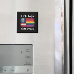 私たちは、すべての人々を意味します USA LGBT 平等 マグネット