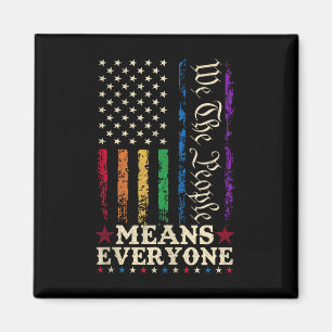 私たちは、すべての人を意味します LGBT アメリカ憲法 マグネット