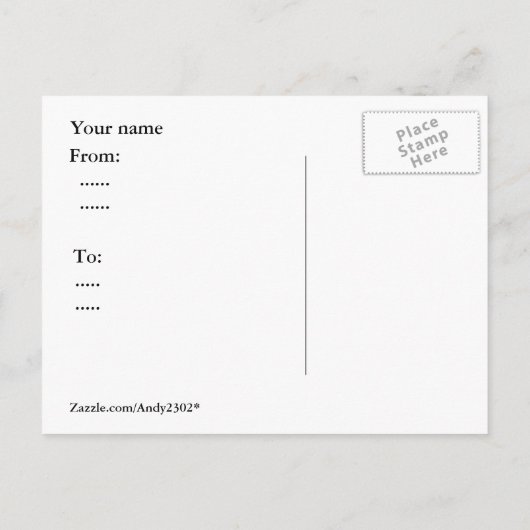 私たちは~はがきを移動している 案内ポストカード (裏面)