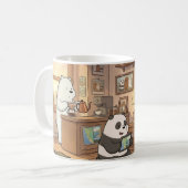 私たちは〜を耐えます  コーヒーマグカップ (正面左)