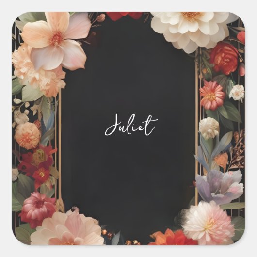 私たちは、アクリルアジアンテイストの厚い韓国風の花嫁シャワーをお届けします スクエアシール (正面)