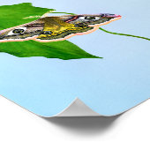 私たちは、彼が最初に私たちを愛したので愛する1ヨハネ4:19 ポスター (角)