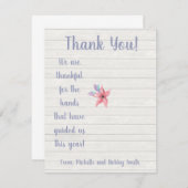 私たちは、手を使ってサニタイザを施す贈り物に感謝しています 招待状 (正面/裏面)