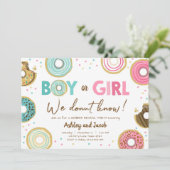 私たちは、男の子か女の子の性を明らかにするパーティーコードを知る 招待状 (スタンド正面)