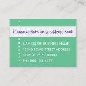 私たちはcaliに移動しています 名刺 (裏面)