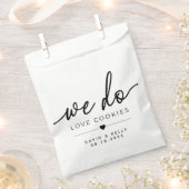 私たちはCookieを愛す結婚る，のクッキーテーブルバッグ フェイバーバッグ (クリップ留めされた状態)