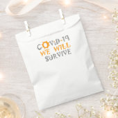 私たちはCOVID19を乗り越える フェイバーバッグ (クリップ留めされた状態)