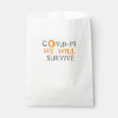 私たちはCOVID19を乗り越える フェイバーバッグ (正面)
