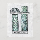 私たちはItを作るハガキ – モダン抽象芸術 ポストカード (正面)