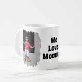 私たちはMommy完全にカスタマイズ可能な2つの写真が大好き コーヒーマグカップ (正面左)