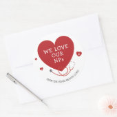 私たちはNPs医療が大好き ラウンドシール (封筒)