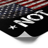 私たちはOkシャツ私たちはOkではないフラグ逆Do ポスター (角)