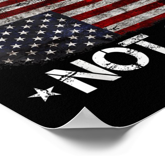 私たちはOkシャツ私たちはOkではないフラグ逆Do ポスター (角)