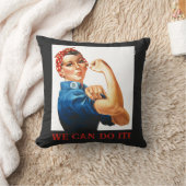 私たちはRiveter女性パワーWWIIをロージーそれを行うことができる クッション (ブランケット)