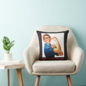 私たちはRiveter女性パワーWWIIをロージーそれを行うことができる クッション (椅子)